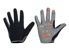 Cyklistické rukavice KTM Factory Team Long Black