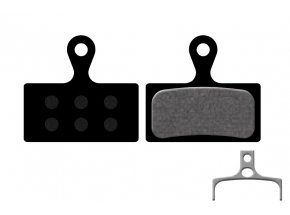 Destičky KTM pro Shimano Deore XT M785, SLX, M666, XTR 2011 M985 (1 pár) Black