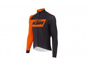 Cyklistický dres KTM Factory Team Winter Black/orange