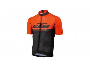 Cyklistický dres KTM Factory Team Light Black/orange