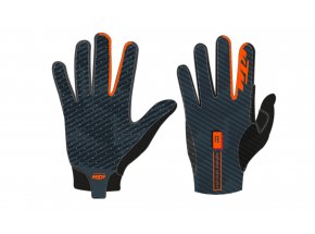Cyklistické rukavice KTM FACTORY ENDURO LIGHT black/orange