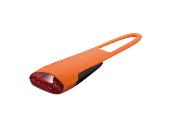 Zadní blikačka KTM USB LED silikon Orange